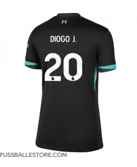 Günstige Liverpool Diogo Jota #20 Auswärtstrikot Damen 2024-25 Kurzarm